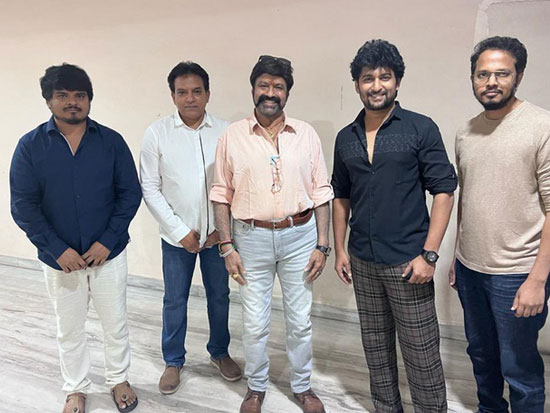 Balakrishna With Team Shyam Singha Roy
